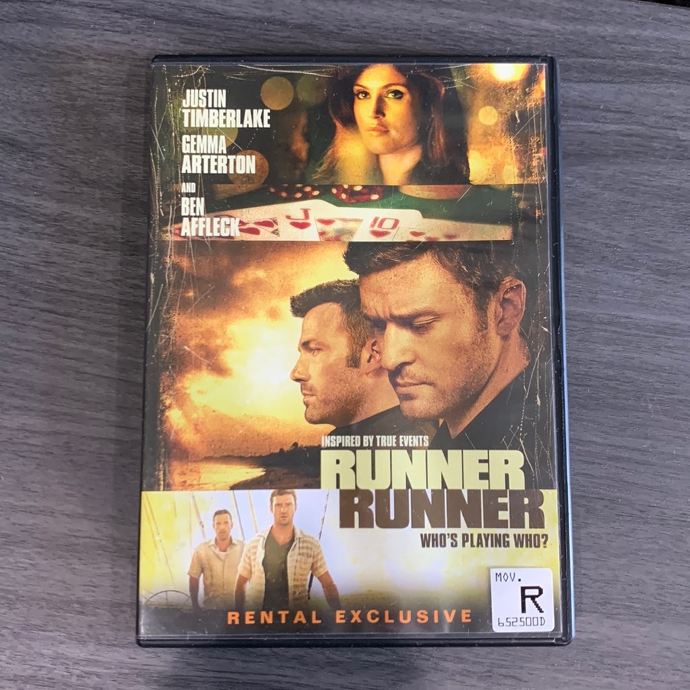 Runner Runner DVD